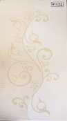سرامیک طرح نیلوفر طلایی ابعاد-50*25-سرامیک ضامن پاژ- Ceramic Niloofar Zamen Pazh Tile