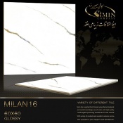 سرامیک طرح میلان 16 ابعاد-60*60-سیمین تایل-Ceramic Milan Simin Tile