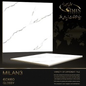سرامیک طرح میلان 3 ابعاد-60*60-سیمین تایل-Ceramic Milan Simin Tile