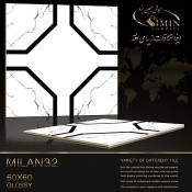 سرامیک طرح میلان 32 ابعاد-60*60-سیمین تایل-Ceramic Milan Simin Tile