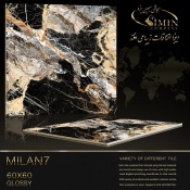 سرامیک طرح میلان 7 ابعاد-60*60-سیمین تایل-Ceramic Milan Simin Tile