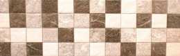 سرامیک طرح روتین قهوه ای تیره ابعاد-60*20-کاشی کسری-Ceramic Routine Kasra Tile