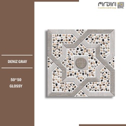 سرامیک طرح دنیز طوسی روشن ابعاد-50*50-کاشی کوثر ابرکوه-Ceramic Deniz Kosar Tile