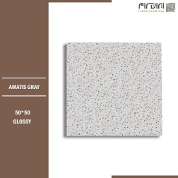 سرامیک طرح آماتیس طوسی روشن ابعاد-50*50-کاشی کوثر ابرکوه-Ceramic Amatis Kosar Tile