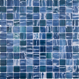 سرامیک استخری شیشه ای طرح 5C4BL0428-کاشی روکارنو-Pool Glass 5C4BL0428 Rokarno Tile