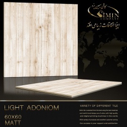 سرامیک طرح آدونیوم کرم روشن ابعاد-60*60-سیمین تایل-Ceramic Adonium Simin Tile