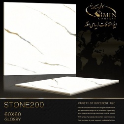 سرامیک طرح استون 200 ابعاد-60*60-سیمین تایل-Ceramic Stone Simin Tile