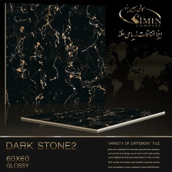 سرامیک طرح استون 2 مشکی ابعاد-60*60-سیمین تایل-Ceramic Stone Simin Tile