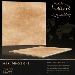 سرامیک طرح استون 3001 ابعاد-60*60-سیمین تایل-Ceramic Stone Simin Tile