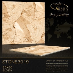 سرامیک طرح استون 3019 ابعاد-60*60-سیمین تایل-Ceramic Stone Simin Tile