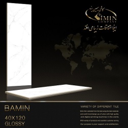 سرامیک طرح بامین ابعاد-120*40-سیمین تایل-Ceramic Bamin Simin Tile