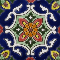 کاشی دست ساز هفت رنگ طرح بهار کد NA-85-کاشی دست ساز درسا- Handmade Tiles Code NA-85 Dorsa