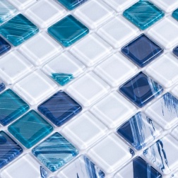 سرامیک استخری شیشه ای طرح C4BL0329-کاشی روکارنو-Pool Glass C4BL0329 Rokarno Tile