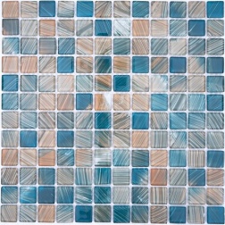 سرامیک استخری شیشه ای طرح C4BL0334-کاشی روکارنو-Pool Glass C4BL0334 Rokarno Tile