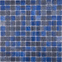 سرامیک استخری شیشه ای طرح C4BL0395-کاشی روکارنو-Pool Glass C4BL0395 Rokarno Tile