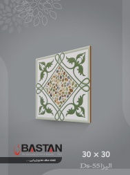 سرامیک طرح الیزا سبز ابعاد 30*30-کاشی باستان میبد-Eliza Design Ceramic