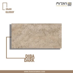 سرامیک طرح دیبا کرم تیره ابعاد-60*30-کاشی کوثر ابرکوه-Ceramic Diba Kosar Tile