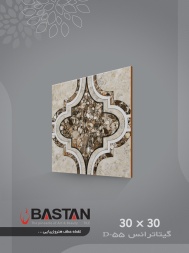 سرامیک طرح گیتا گردویی  ابعاد 30*30-کاشی باستان میبد-Gita Design Ceramic