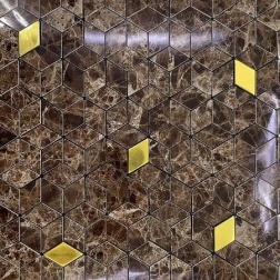 سرامیک طرح لوکا شکلاتی طلایی ابعاد 30*30-سرامیک گلدن لئون-Ceramic Luca Golden Leon Tile