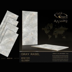 سرامیک طرح راسل طوسی روشن ابعاد-120*60-سیمین تایل-Ceramic Rasel Simin Tile