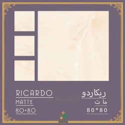 سرامیک طرح ریکاردو بژ روشن ابعاد 80*80-سرامیک سامان-Ceramic Ricardo Saman Tile