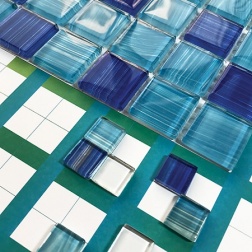 سرامیک استخری شیشه ای طرح 244-سپهر کاشی-Pool Glass 244 Sepehr Tile