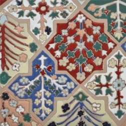 کاشی دست ساز هفت رنگ طرح ستاره کد NA-16-کاشی دست ساز درسا- Handmade Tiles Code NA-16 Dorsa