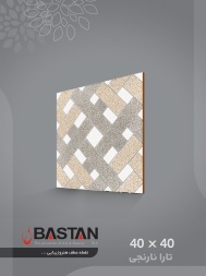 سرامیک طرح تارا نارنجی ابعاد 40*40-کاشی باستان میبد-Tara Design Ceramic