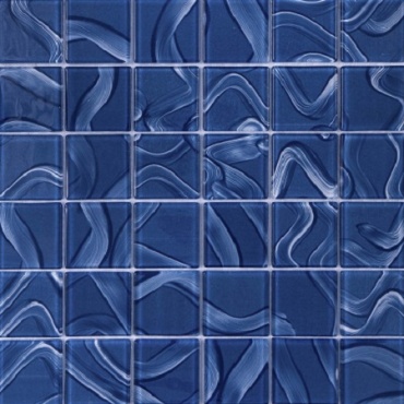 سرامیک استخری شیشه ای طرح 5C4BL0350-کاشی روکارنو-Pool Glass 5C4BL0350 Rokarno Tile