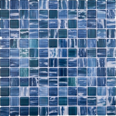 سرامیک استخری شیشه ای طرح 5C4BL0428-کاشی روکارنو-Pool Glass 5C4BL0428 Rokarno Tile