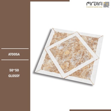 سرامیک طرح آتوسا ابعاد-50*50-کاشی کوثر ابرکوه-Ceramic Atoosa Kosar Tile