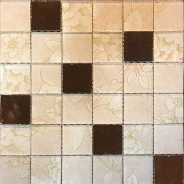 سرامیک طرح آیسا بژ تیره ابعاد 30*30-سرامیک آوین تایل-Ceramic Aisa Avin Tile