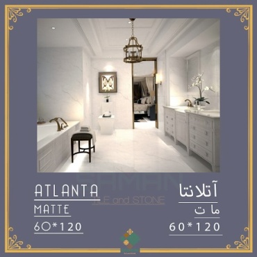 سرامیک طرح آتلانتا سفید ابعاد 120*60-سرامیک سامان-Ceramic Atlanta Saman Tile