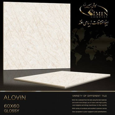 سرامیک طرح آلوین ابعاد-60*60-سیمین تایل-Ceramic Alovin Simin Tile