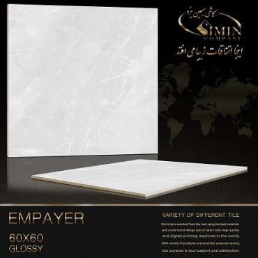 سرامیک طرح امپایر طوسی روشن ابعاد-60*60-سیمین تایل-Ceramic Empire Simin Tile