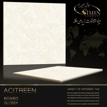 سرامیک طرح آسیترین ابعاد-60*60-سیمین تایل-Ceramic Acitreen Simin Tile