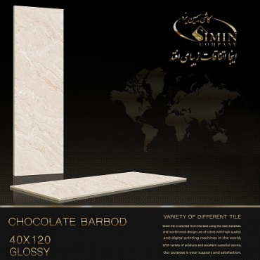 سرامیک طرح باربد کرم روشن ابعاد-120*40-سیمین تایل-Ceramic Barbod Simin Tile