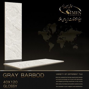 barbd_twsyسرامیک طرح باربد طوسی روشن ابعاد-120*40-سیمین تایل-Ceramic Barbod Simin Tile