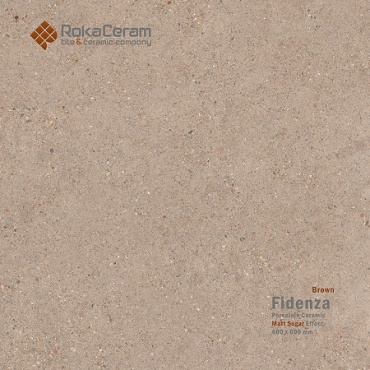 سرامیک طرح فیدنزا کرم تیره ابعاد-90*90-سرامیک روکا سرام- Ceramic Fidenza Roka Ceram