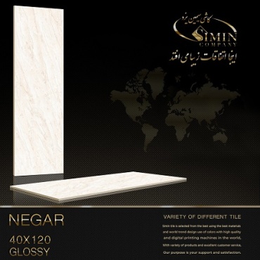 سرامیک طرح نگار ابعاد-120*40-سیمین تایل-Ceramic Negar Simin Tile