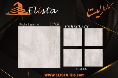 سرامیک طرح نیکولاس طوسی روشن ابعاد 80*80-سرامیک الیستا-Ceramic Nicholas Elista Tile