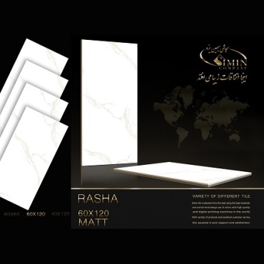 سرامیک طرح راشا ابعاد-120*60-سیمین تایل-Ceramic Rasha Simin Tile