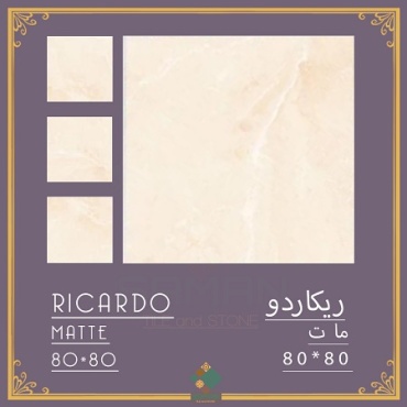 سرامیک طرح ریکاردو بژ روشن ابعاد 80*80-سرامیک سامان-Ceramic Ricardo Saman Tile