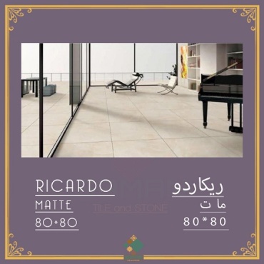 سرامیک طرح ریکاردو بژ روشن ابعاد 80*80-سرامیک سامان-Ceramic Ricardo Saman Tile