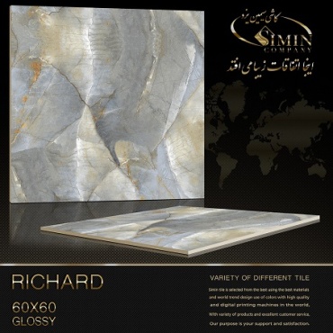 سرامیک طرح ریچارد ابعاد-60*60-سیمین تایل-Ceramic Richard Simin Tile