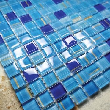 سرامیک استخری شیشه ای طرح 100-سپهر کاشی-Pool Glass 100 Sepehr Tile