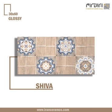 سرامیک طرح شیوا دکور ابعاد-60*30-کاشی کوثر ابرکوه-Ceramic Shiva Kosar Tile