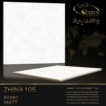 سرامیک طرح ژینا 105 ابعاد-60*60-سیمین تایل-Ceramic Zhina Simin Tile